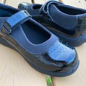Drew Rose 9WW BLACK CROC Mary Jane Comfort Orthopedic Diabetic Shoe